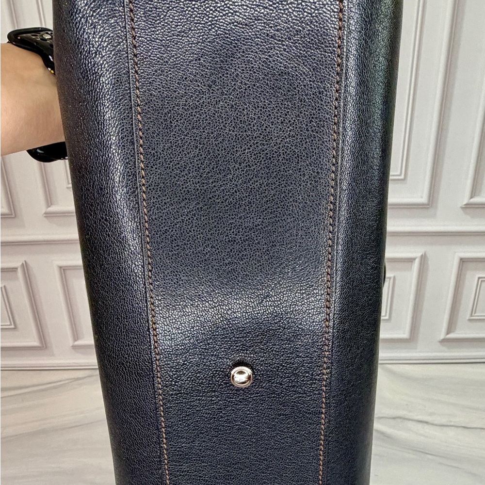 Cartier Vintage Marcello Black Leather Shoulder Bag Like New Condition Dust Bag - Picture 6 of 13